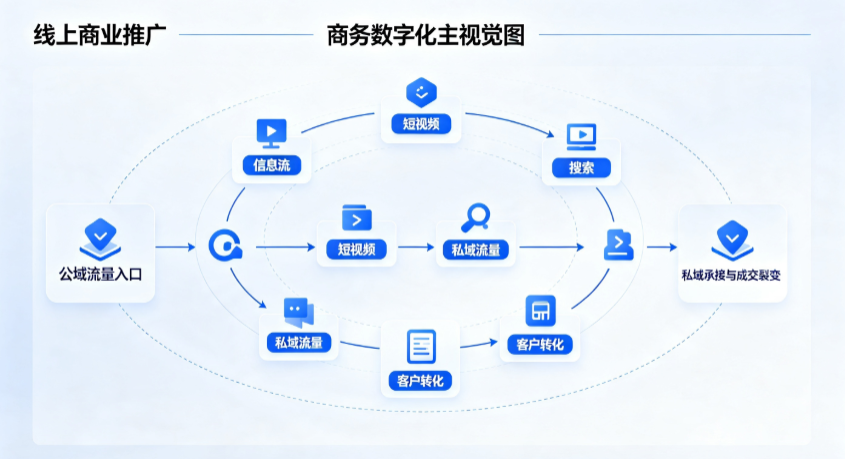 石拐矿区线上商业推广怎么做？全域流量闭环搭建与低成本转化实战指南